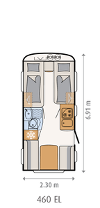 Camper D-Line 460 EL